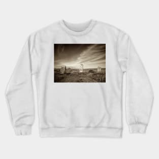 Nine Maidens of Boskednan, Cornwall Crewneck Sweatshirt